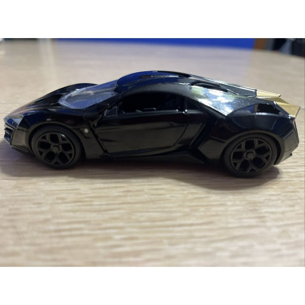 Scale 1/32 Lykan Hypersport Alloy Diecast 31270 Black Toy Car - Picture 3 of 9